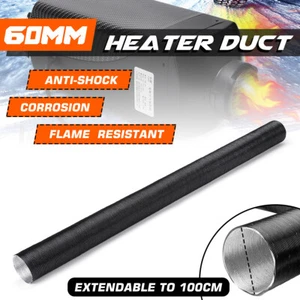 60mm Heizung Kanal Rohr Luft Führung Schlauch Schwarz Für Dometic Diesel Zubehör - Bild 1 von 6