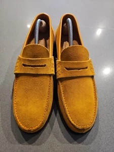 Mocasines Joseph Cheaney amarillos de gamuza para hombre Uk8 Eu42 Us9 - Imagen 1 de 12