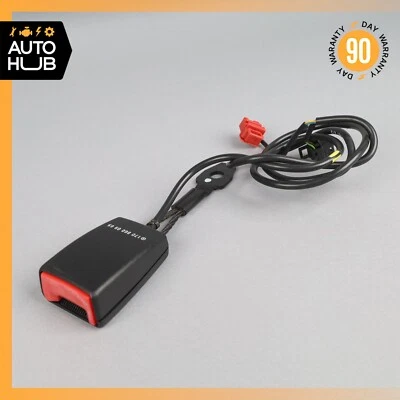Fivela de cinto de segurança 97-04 Mercedes R170 SLK230 SLK320 lado esquerdo fabricante de equipamento original 48k - Imagem 1 de 4