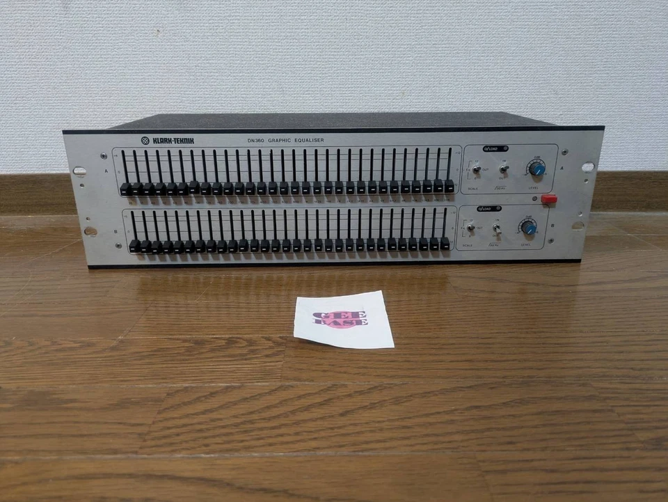 Klark Teknik DN360 2-Channel 30-Band 1/3 Octave Analog Graphic Equalizer F/S - Image 1 of 4