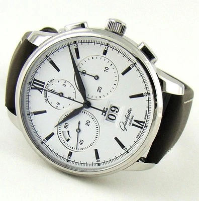 Glashutte Original Senator Chronograph Panorama Date 1-37-01-05-02-07 / Warranty - Image 1 of 4