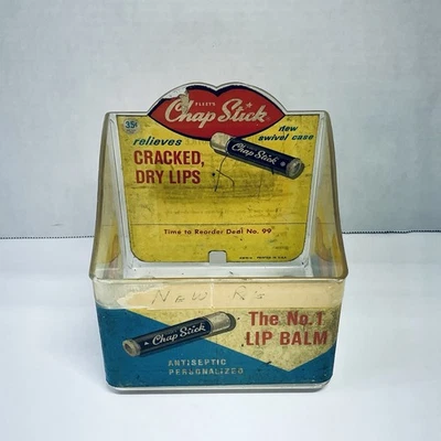 Early 1960s Chapstick Store Display Plastic Container Fleet's Lip Balm Vintage - Image 1 of 4