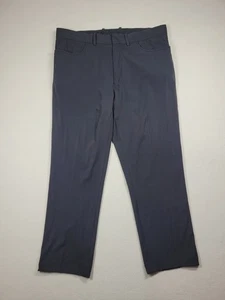 Pantalones chinos rectos RLX Ralph Lauren para hombre 34x30 negros elásticos rendimiento golf - Imagen 1 de 11