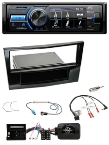 JVC Bluetooth Lenkrad USB DAB Autoradio für Opel Astra H Corsa D Zafira B Klavie - Bild 1 von 13
