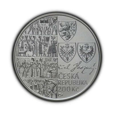 REPÚBLICA CHECA. 2015, 200 coronas, plata - Bedřich Hrozný, hitita 1 sin circular raro Foto 1 de 3