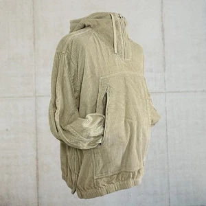 Pretty Green White Label 04 Prenda Teñida Jumbo Cord 6 Wale Overhead Smock Talla XL - Imagen 1 de 18