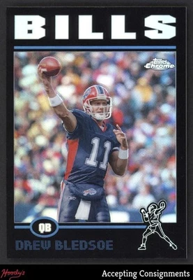 2004 Topps Chrome Black Refractors #133 Drew Bledsoe 020/100 BILLS - Image 1 of 2