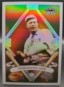 🔥2010 Topps 205 Tribute #79 Cy Young Verde Rojo Prizm Refractor Boston Red Sox🔥 - Imagen 1 de 2