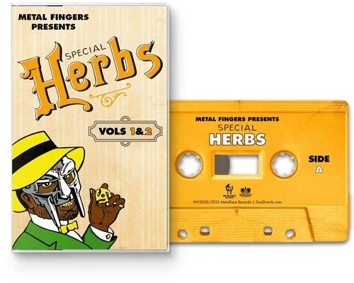 MF Doom - Metal Fingers Presents: Special Herbs Vol. 1 & 2 [New Cassette] - Image 1 of 1