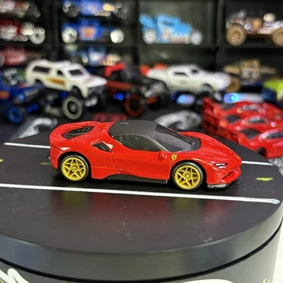Hot Wheels Ferrari SF90 Stradale CAMBIO DE RUEDAS CON PILOTOS REALES  Foto 1 de 4