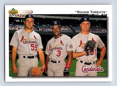 1992 Upper Deck #702 Mark Clark / Brian Jordan / Donovan Osborne - Image 1 of 2