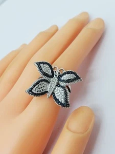 Vintage Karis STS Schmetterling Statement Ring Gr. 6 (74) - Bild 1 von 6