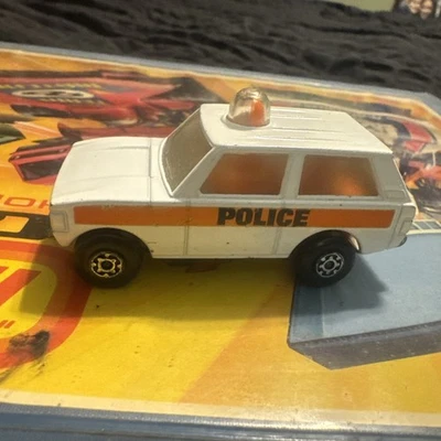 POLICE PATROL - 20  (210) MATCHBOX SUPERFAST ROLAMATICS RANGE ROVER - Image 1 of 4