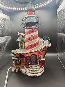Department 56 Storybook Village Collection Rudolphs Red-Nosed Lighthouse *read* - Picture 1 of 12
