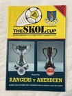Rangers v Aberdeen  - Scottish League Cup Final - 25th October 1987