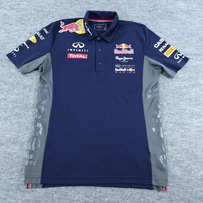 Camisa Red Bull Racing Para Hombre Grande Fórmula 1 Equipo Polo Pepe Jeans F1 Infiniti LEER Foto 1 de 4