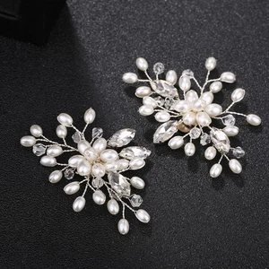Accesorios para zapatos en forma de arco dijes de boda clips de hebilla estrás hágalo usted mismo - Imagen 1 de 11