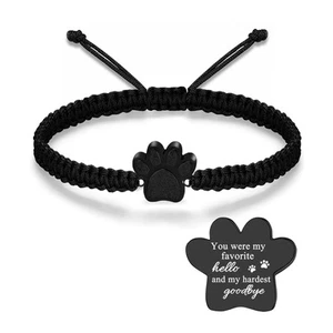 Cremation Jewelry Urn Bracelet for Ashes for Women Men Cat Dog Paw Print Keep... - Picture 1 of 7