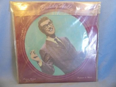 BUDDY HOLLY LP ALBUM ~ SEALED ~ PIC DISC ~ PORTRAIT IN MUSIC ~ PICTURE No. 2 Foto 1 de 4