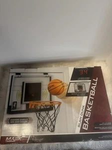 Majik Slam Dunk Foldable Over-the-door Basketball Set ELECTRONIC SCORE BOARD - Bild 1 von 3