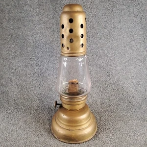 1867 Hurricane Lantern Company NY Brass Skaters Lantern In Original Condition - Picture 1 of 24
