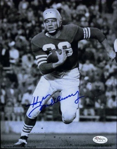 Hugh Mcelhenny Signed Jsa Cert Sticker 8x10 Photo Autograph Authentic  - Image 1 of 1