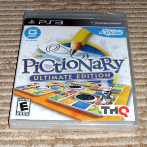 Pictionary - Ultimate Edition Sony PlayStation 3 2011 for use with uDraw! New!