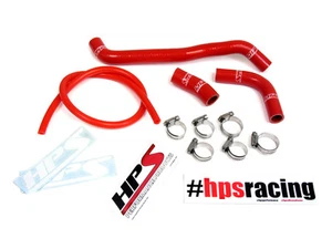 HPS Red Silicone Radiator Hose Kit Coolant OEM Replacement 57-1359-RED - Picture 1 of 1
