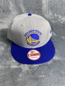 Golden State Warriors Mütze Cap Snapback grau blau New Era 9Fifty Sport verstellbar - Bild 1 von 8