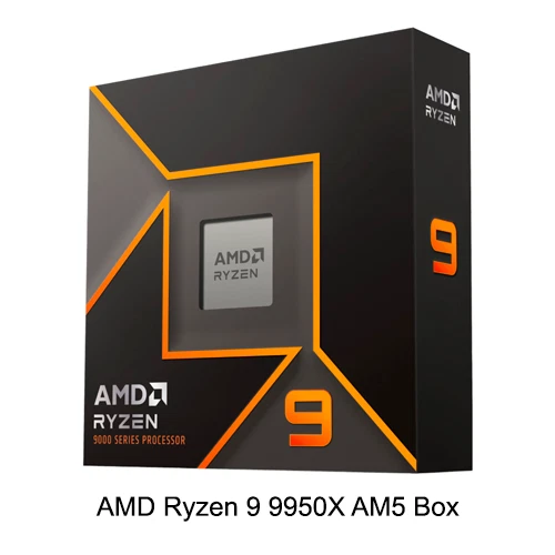 Box CPU AMD Ryzen 9 9950X Processor AM5 170W 100-100001277WOF - Image 1 of 1