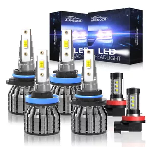 Combo Faro LED Alto Bajo + Kit Bombillas Antiniebla Para Volvo C30 2007-2012 2013 - Imagen 1 de 14