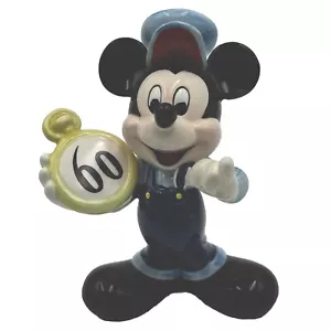 Vintage Walt Disney Schmid Mickey Mouse 60. Geburtstag Porzellan Figur - selten - Bild 1 von 5