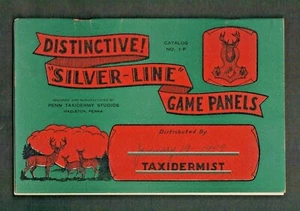 1949 Silver-Line Game Panels for Taxidermists Illustrated Catalogue + Price List - Picture 1 of 5