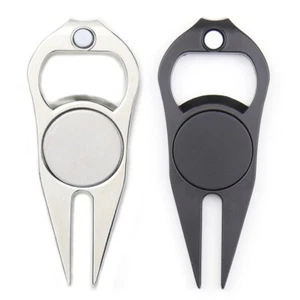 Alloy Golf Divot Repair Tool Multi-purpose Repairing Greens Outdoor Replacement - Picture 1 of 7