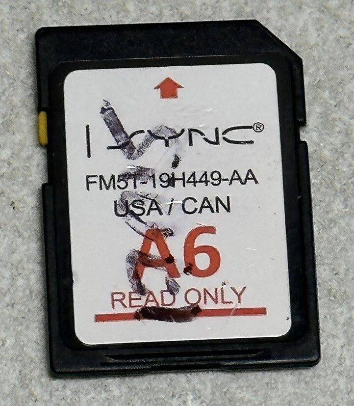 2011 12 13 14 2015 2016 FORD LINCOLN ESCAPE EDGE EXPLORER NAVIGATION SD CARD A6 - Image 1 of 1