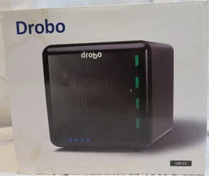 Drobo DDR3-A 922-00001-001 4-Bay Storage Array NAS w/ Power Cord & Cables - Picture 1 of 12
