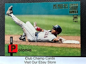 1994 #39 Luis Polonia Topps Stadium Club Baseball Members Only Angels - Picture 1 of 2