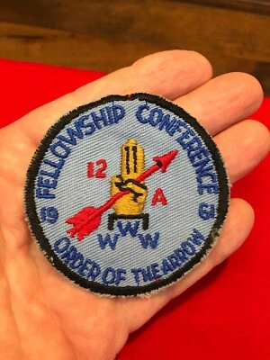 BOY SCOUT PATCH Order of the Arrow OA CONFERENCE 1961 Excellent Original - Image 1 of 3