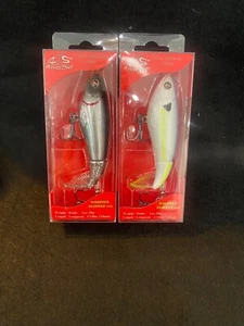 LOT OF 2 River2Sea 4 3/8" Larry Dahlberg Series WHOPPER PLOPPER WPL110 - Picture 1 of 3