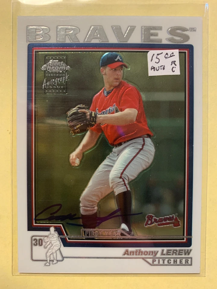 A4839 - 2004 Topps Chrome #221 Anthony Lerew FY Auto RC - Image 1 of 1