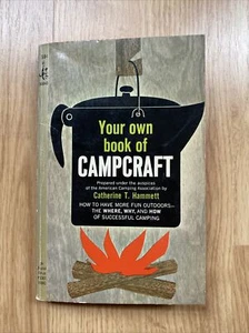 Your Own Book of Campcraft Catherine Hammett, 1967 Pocket Books PB 24th Printing - Picture 1 of 11