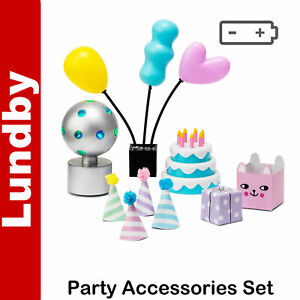 Lundby PARTY ACCESSORY SET light up Doll's House 1:18th scale Sweden
