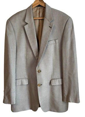 Blazer chaqueta deportiva Ralph Lauren de bambú tostado para hombre 2 botones 42 L Foto 1 de 4