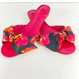 Salvatore Ferragamo  Chianti  Silk Slide Sandals  Women’s Size 8 - Picture 1 of 7