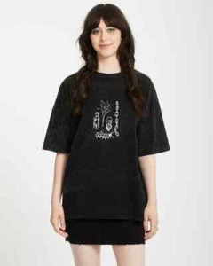 Volcom Voltrip Oversize Vintage Camiseta Mujer (Negro) - Imagen 1 de 5