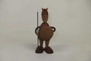 Vintage Boesen Copenhagen Denmark Teak Wikinger Figur - Bild 1 von 23
