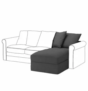 Ikea Gronlid Cover for Chaise Longue Section, Tallmyra Medium Grey 605.011.41 - Picture 1 of 2