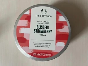 The Body Shop BLISSFUL STRAWBERRY Körpercreme Vegan 6,75oz/200 ml - Bild 1 von 1
