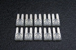 10 PK ATR 25 AMP FUSE FUSES BLADE CIRCUIT EATON BUSSMANN MICRO 2 LEG ATR25 - Picture 1 of 8