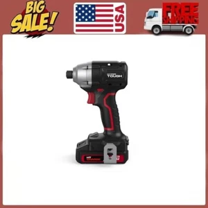 Hyper Tough 20V Brushless Impact Driver with 2.0Ah Lithium-Ion Battery Pack and - Picture 1 of 9
